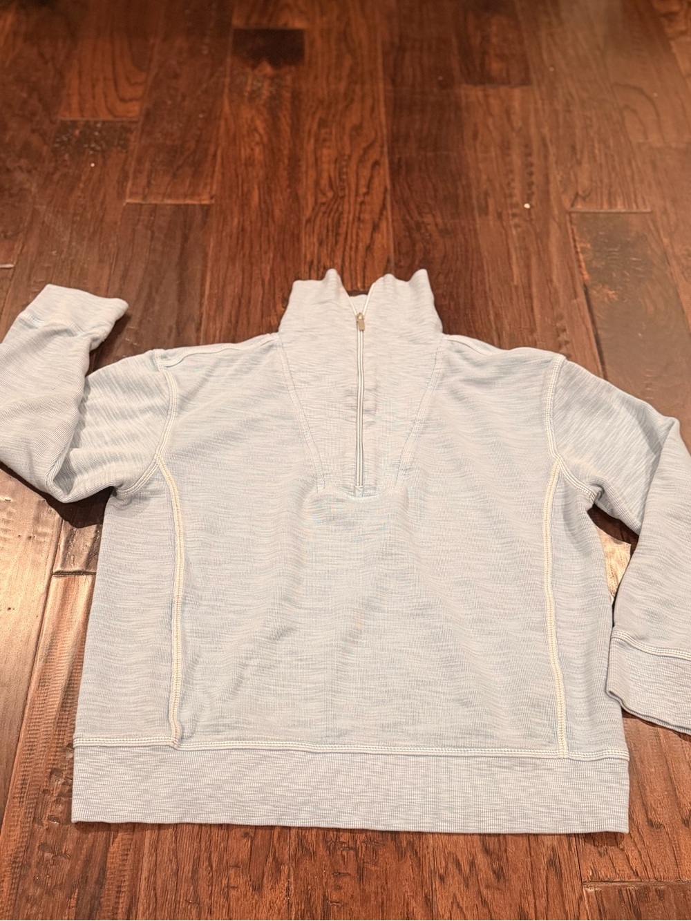 Tommy Bahama Light Blue Half-Zip Pullover Sweatshirt